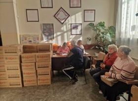 ВИДАЧА ГУМАНІТОРНОЇ ДОПОМОГИ 67+